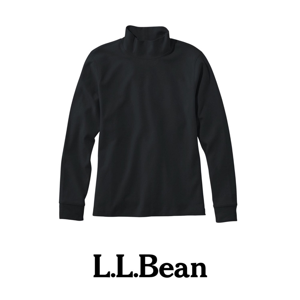 LL bean mockneck turtleneck